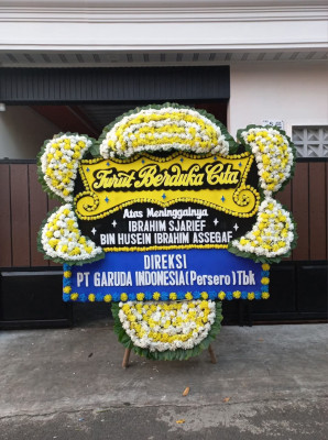 Papan Bunga Duka di Sukamenak