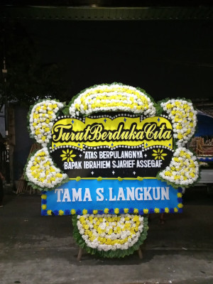 Papan Bunga Duka di Sukamenak