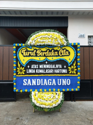Papan Bunga Duka di Sukamenak